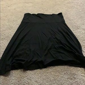 Dressy flowy knee length skirt